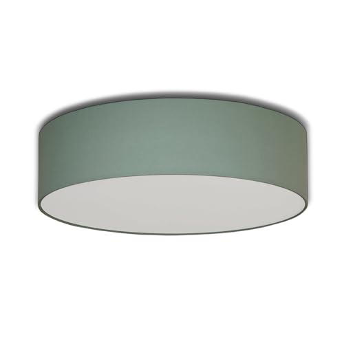 youngDECO® Deckenlampe Rund Ø45cm, Deckenleuchte 4xE27, Stofflampenschirm, Lampe für Schlafzimmer, Wohnzimmer, Kinderzimmer und Küche, Hergestellt in der EU