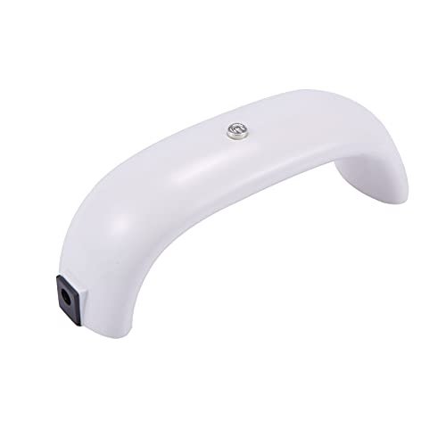 9W Mini Led Lámpara UV para Uña Esmalte en Gel Pintor Gel Lámpara Led Secado 3/6 Secadores de Uñas UV Máquina de Manicura Herramientas de Arte de Uñas (Blanco)