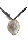 nacre pendentif coquillage nacre fleur de dentelle