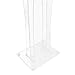 45.28 in Acrylic Podium Stand, Stand Up Clear Acrylic Podium, for Speech and Reception