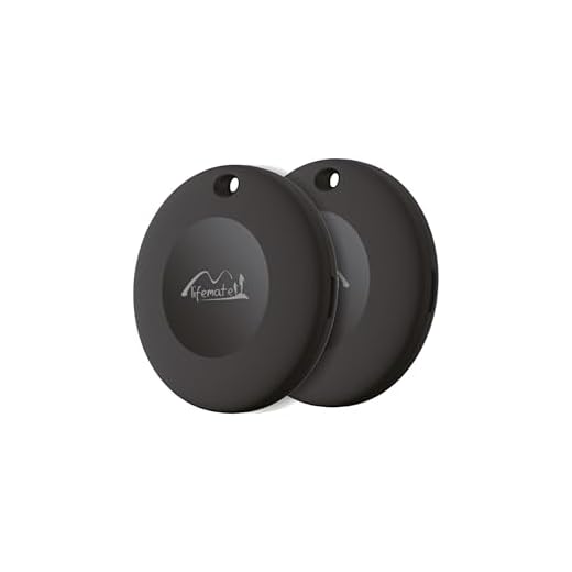 Lifemate Life Tag Traceur GPS (2-Pack), Balise Bluetooth Compatible Android/Google Localiser Mon Appareil, Étanche IP67, Batterie Longue Durée, Signal Sonore, Mode Perdu, Compact et Sécurisé