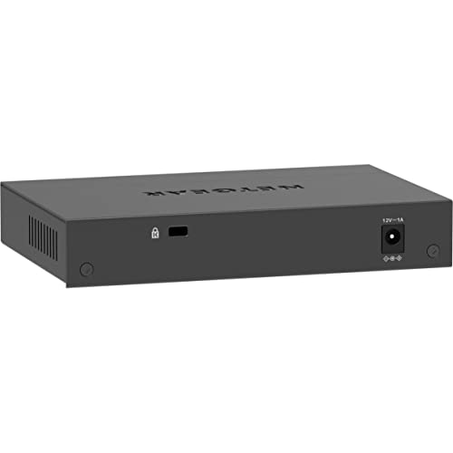 NETGEAR 5-Port 2.5G Multi-Gigabit Ethernet Unmanaged Network Switch (MS305), 5 x 2.5Gbps, Desktop or Wall Mount, Metal Case - image 9
