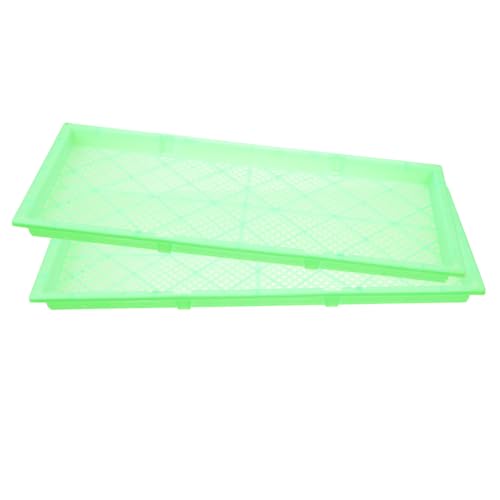 Abaodam 2pezzi Vassoi Germinazione Ventilati Per Giardinaggio Coltivazione e Resistente