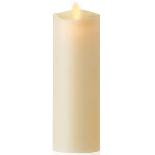 Luminara Indoor Ivory Slim Pillar Candle 5.08cm x 15.49cm - Flameless Candle - LED Candle - Battery Powered Candles