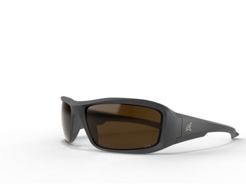 EDGE Brazeau Safety Glasses, Polarized Lenses, Non-Slip, Impact/Scratch Resistant, 99.9% UV Protect, ANSI Z87 Rated