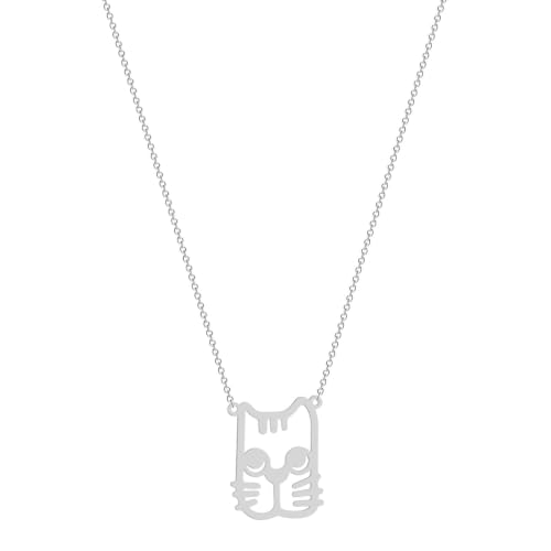 Collier pour femmes pendentif de chat, célébrez votre amour avec ce bijou unique