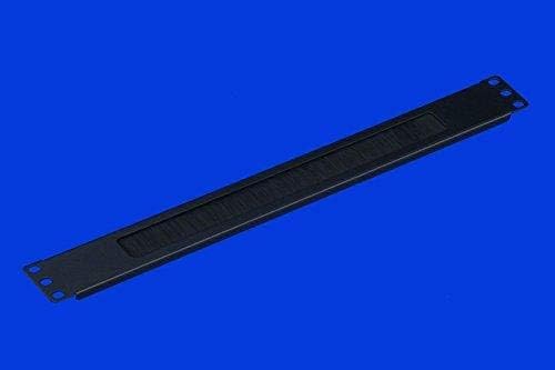 RAISING ELECTRONICS 2 Pack 1U Brush Panel Cable Management 19inch Universal Panel High Density
