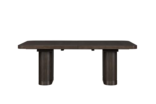 Martin Furniture Contemporary Style Wood Rectangular Extension Kitchen Dining Table