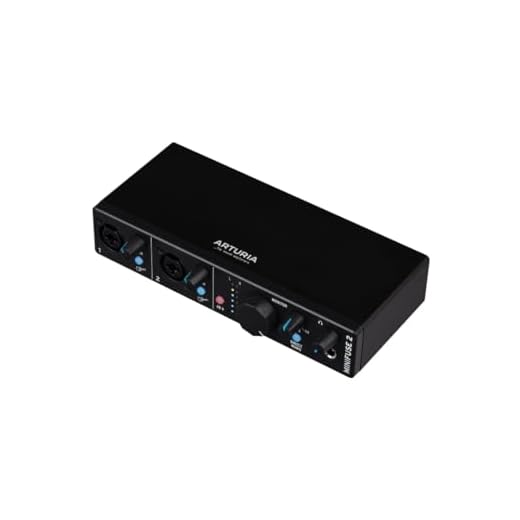 Arturia - MiniFuse 2 - Interface USB de audio y MIDI Compacta con Creative Software para una Grabación Producción, Podcasting, Guitarra - Negro