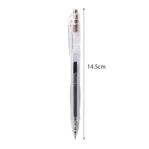 Bolígrafo Gel Punta Ultra Fina 0.35mm Pack 8 Negro miniatura 4