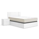 DEKIT - Pack Ahorro Dormitorio Canapé Nest con Cabezal Flow con 1 Colchón...