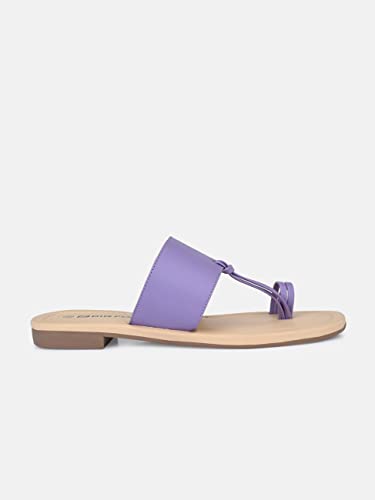 Image of Big Fox Toe Ring Slip On Flat Sandals For Women