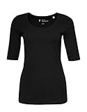 Basicshirt aus weicher Baumwollware für optimalen Tragekomfort. Das Langarmshirt ist ideal zum Unterziehen aufgrund seiner anschiemgsamen Form.