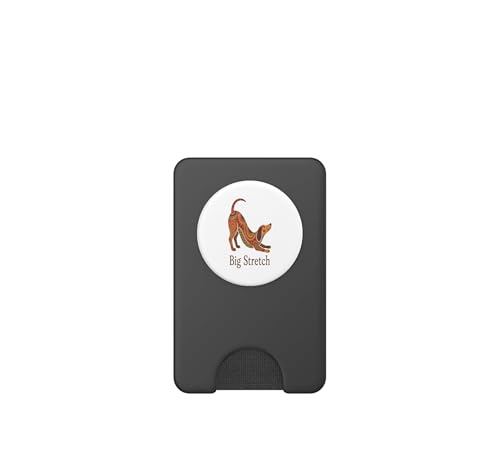 PopWallet pour MagSafe Big Stretch PopSockets chien rigolo
