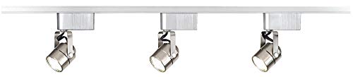 Pro Track Brushed Steel Three Lights Track Kit For Wall Or Ceiling #TOP1