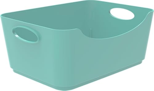 Image of Alltime Versa Storage Organmiser Basket with Handles, 34x24x14 cm, Bathroom Toiletries Organiser