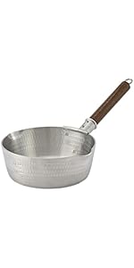 Amazon｜[ケユカ] KEYUCA 極厚アルミ ゆきひら鍋 (21cm) アルミ鍋 (槌