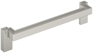 Signature Hardware 954054-6516 Matilde 6-5/16 Inch Center to Center Drop Cabinet Pull - Satin Nickel