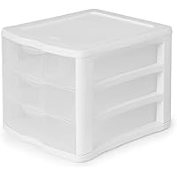 Sterilite ClearView 3 Storage Drawer Organizer only .98: eDeal Info