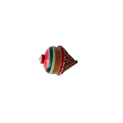 Image of Wooden Spinning top lattu Kids Game