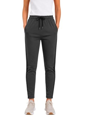 Image of Track Pants for Women with 2 Pockets | 1 Zip Pocket & 1 Open Pocket | Regular Fit Sports Lower for Women's | Gym Running Jogging Workout Casual Wear Track Pant
