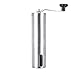 Tumez, Molinillo de café manual con molinillo de café manual ajustable y portátil, de acero inoxidable, molinillo de granos completo con rebaba cónica de cerámica, YU776
