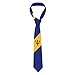 AKMCBSH Fashion Flag of Barbados Tie Comfortable Soft Novelty Necktie Unisex Neck Ties for Valentine's Day Weddings Party Father's Day Birthday Gift