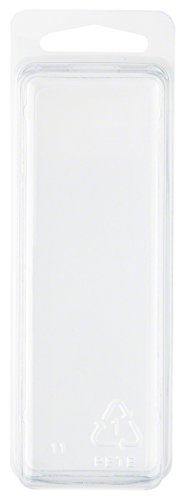 Free Shipping Offer Collecting Warehouse Clear Plastic Clamshell Package/Storage Container, 4.19" H x 1.5" W x 1.25" D, Pack of 10