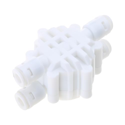 NOWON Válvula de Cierre automático de 4 vías de 1/4 de Puerto par...