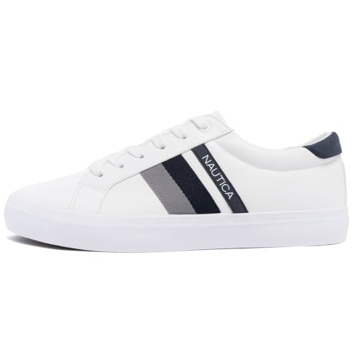 Image of Nautica Men's Casual Shoe, Classic Lace-Up Low Top Loafer, Fashion Sneaker - in Medium & Wide Width Sizes