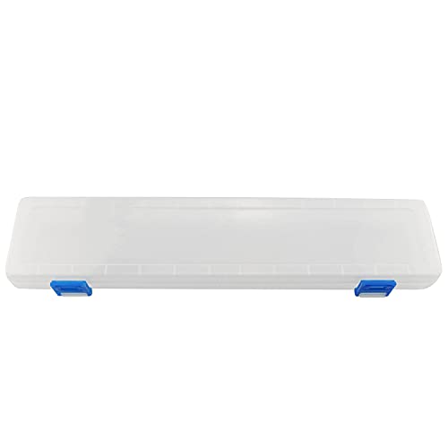 La Mejor Lista de Lápices plásticos y de cera para comprar online. 47 JCBIZ Caja de almacenamiento de pinceles transparentes con diseño de hebilla de 33 x 7 x 3,5 cm para acuarela, pintura al óleo, lápices y herramientas de dibujo