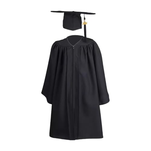 Gorro y vestido de graduación preescolar para ceremonia escolar en jardín