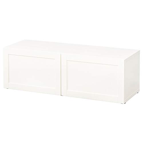 Étagère avec portes ProTuning BESTÅ meuble de rangement blanc - 2