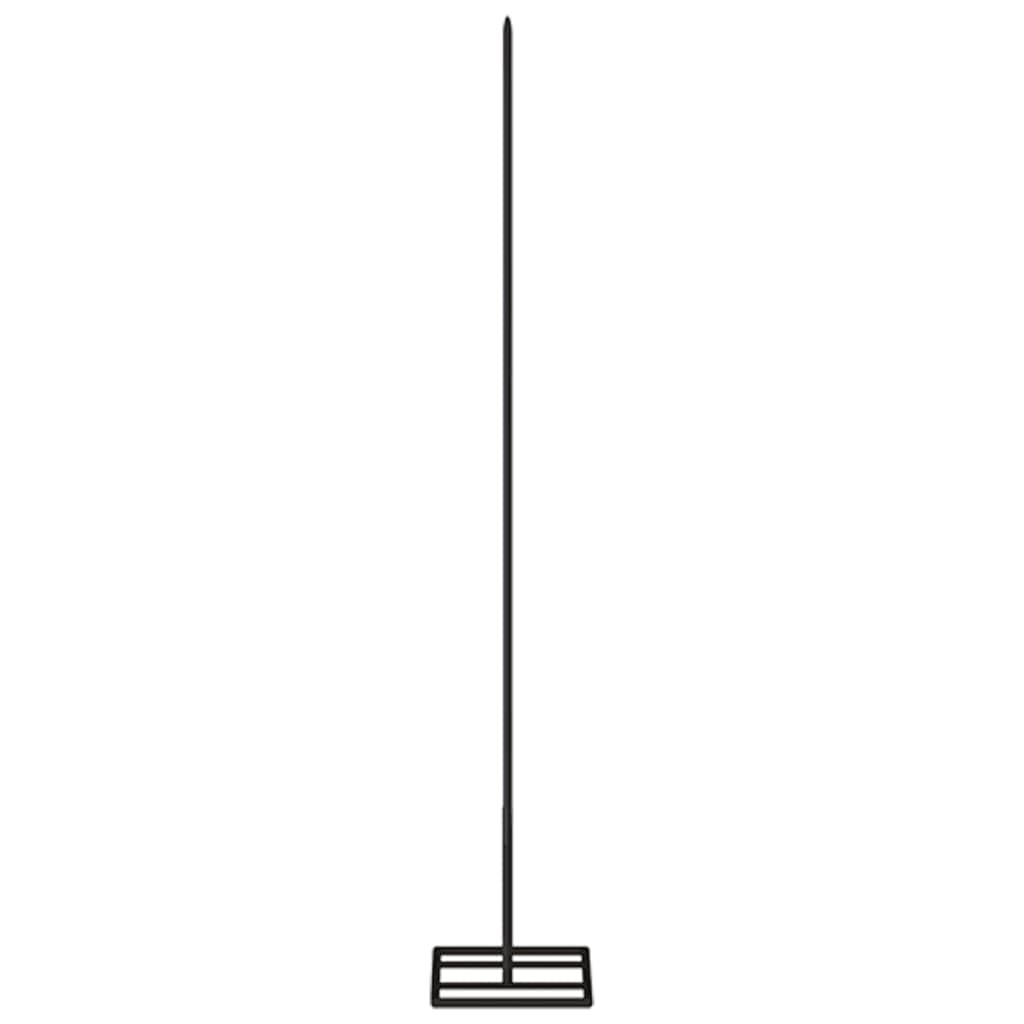 vidaXL Albero di Natale Decorativo in Metallo Nero 60 cm