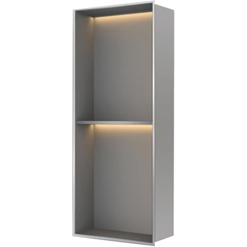 Support mural encastré en acier inoxydable premium pour douche