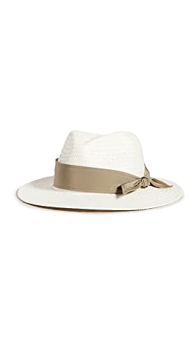 rag & bone Women's Packable Bandana Band Fedora, Ivory, White, M