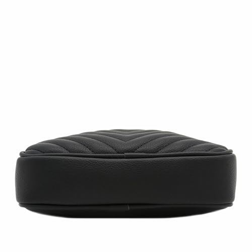 FashionPuzzle Chevron Quilted Crossbody Camera Bag with Chain Strap and Tassel4