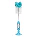 Dr. Brown's Reusable Sponge Baby Bottle Cleaning Brush with Suction Cup Stand, Scrubber and Nipple Cleaner, Blue 1-Pack