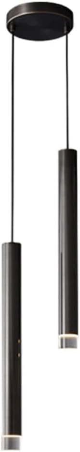 Suspension dorée moderne à 2 lumières réglable pour îlot de cuisine et salon
