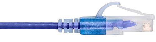 Monoprice Cat6A Ethernet Patch Cable, Snagless RJ45, 550Mhz, 10G, UTP, Pure Bare Copper Wire, 30AWG, 10-Pack, 7 Feet, Purple - Image 4