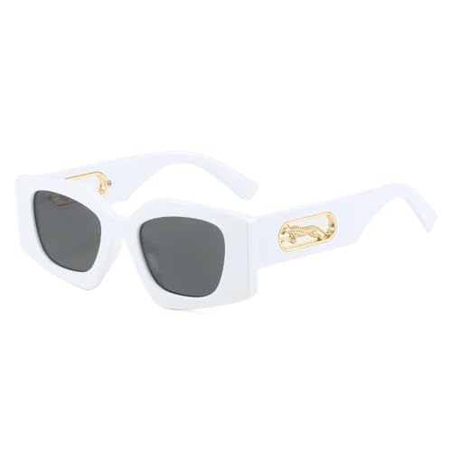 Lunettes de soleil léopard à verres dégradés haute protection UV400 en polycarbonate