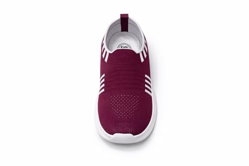 Image of Women's Slip-On Walking Shoes | Lightweight Mesh Casual Sneakers | Comfortable Cushioned Sole Travel Shoes