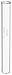 United Scientific TT9800-C Borosilicate Glass Test Tube with Rim, 8ml Capacity (Pack of 72)