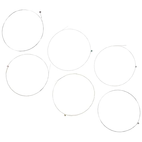 SHOWERORO Phosphor Bronze Strings 6-piece Pack for Electric Guitar Replacement Strings Coated