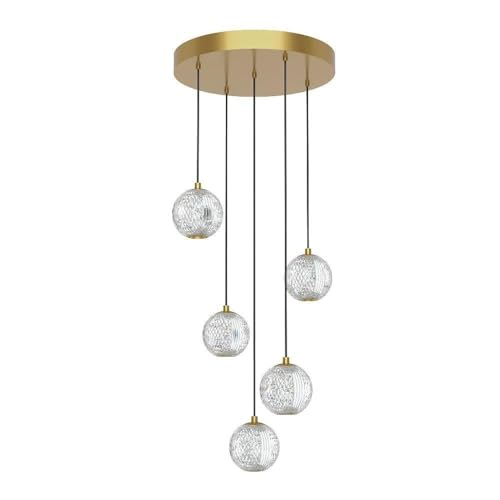 Alora Lighting Marni 5-Light Multi Pendant Ceiling Light | Natural