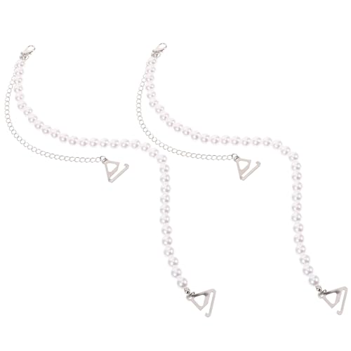 Healvian 1Par Mujer Ajustables y Antideslizantes De Accesorios Elegantes Para Blusas Sin Color