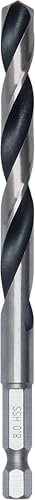 Bosch 1x Foret hélicoïdal Metal HSS avec emmanchement hexagonal (pour Acier, Métaux non ferreux, Ø 8,00 mm, Professional Accessoire Perceuses/visseuses...