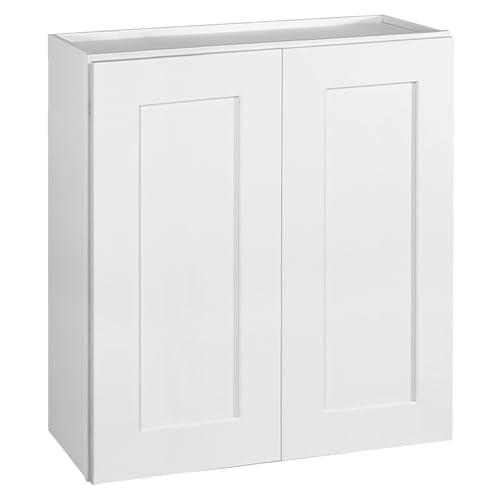 Image of Design House Brookings Kitchen Wall Cabinet, 27 inch, White