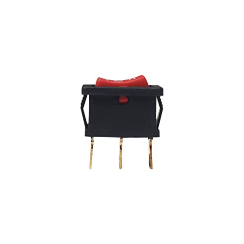 Image of Electronic Spices 5 Pcs Made In India 3 Pin on /off /on Rocker Switch, 6A 250V Terminal Spdt Rocker Switch on off on
