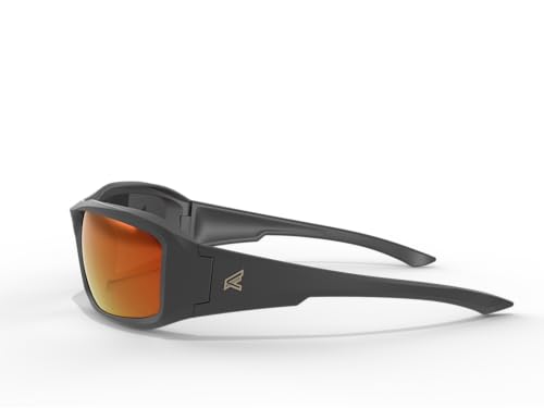 EDGE Brazeau Safety Glasses, Polarized Lenses, Non-Slip, Impact/Scratch Resistant, 99.9% UV Protect, ANSI Z87 Rated3